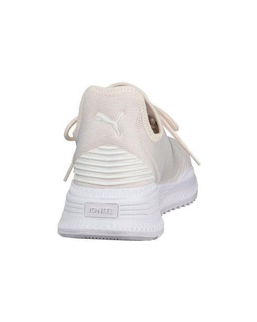PUMA White Avid Evoknit for men