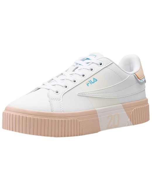 Fila White (Wmns) Fila Court Deluxe Platform Sneakers