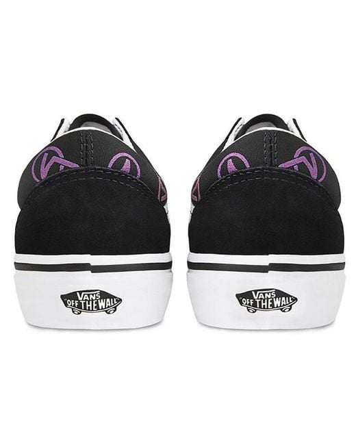 Vans Black Old Skool Colored Logo for men