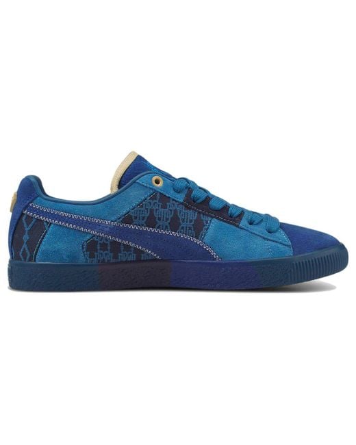 PUMA Blue Clyde Vintage X Dapper Dan 'Pre-Game Runway for men