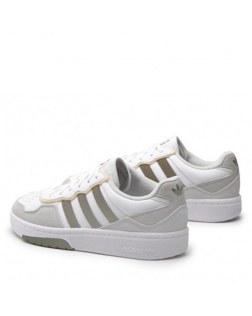 Adidas White Originals Court Refit Focus for men