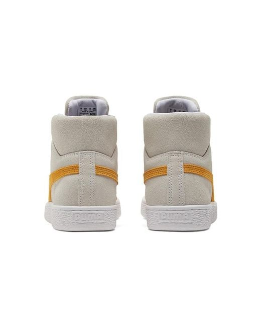 PUMA White Suede Mid 21 Mineral'