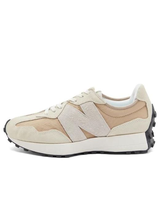 New Balance White (Wmns) 327 'Angora Sand'