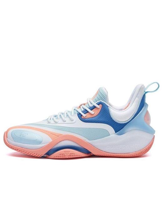 361 Degrees Blue Spencer Dinwiddie Flowing Time Professional Basketball Shoes for men