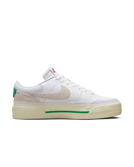 Nike White (Wmns) Court Legacy Lift Stadium'