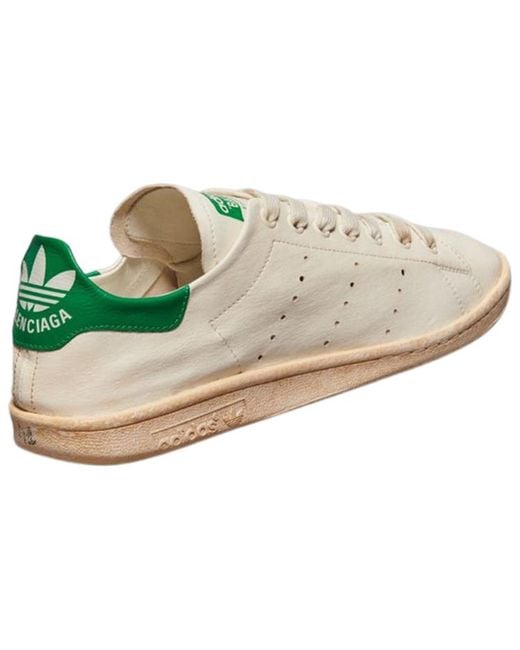 Balenciaga White X Adidas Originals Stan Smith Sneakers 'Vintage' for men