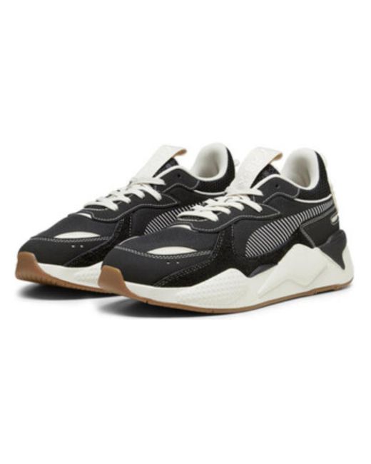 PUMA Black Rs-x Suede Trainers for men