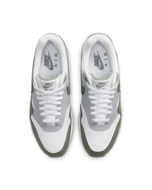 Nike White Air Max 1 Premium 'Spiral Sage' for men