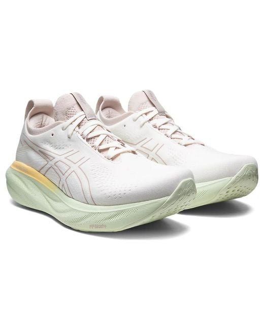 Asics White Gel-nimbus 25 Running for men