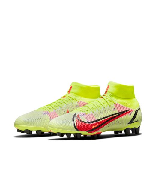 Nike Yellow Mercurial Superfly 8 Pro Ag for men