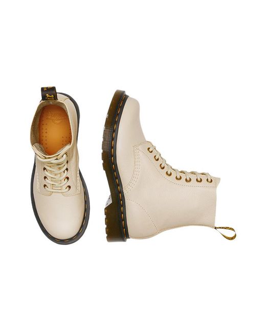 Dr. Martens Natural (Wmns) Dr.Martens 1460 Pascal Virginia Leather Boots 'Parchment'