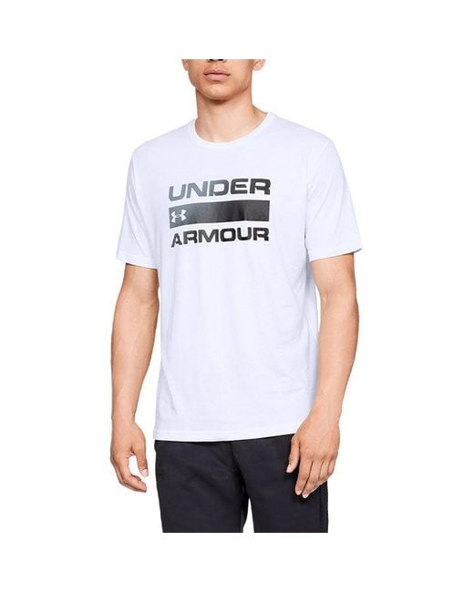 Under Armour White Training Graphics T-Shirt for men