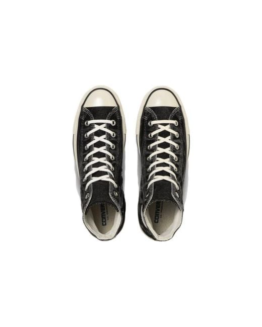 Converse Black All Star Us Aged Denim High Top 'Aged' for men