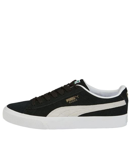 PUMA Black Suede Classic Sneakers for men