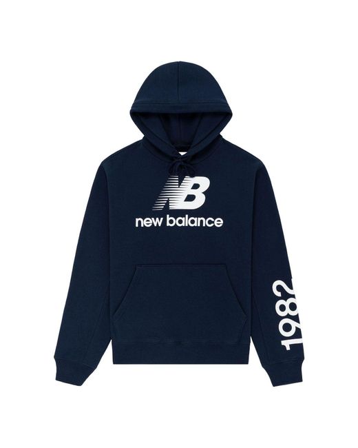 New Balance Blue Made In Usa Heritage Hoodie for men