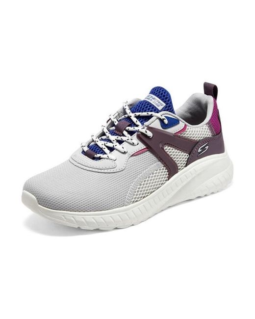 Skechers Blue (Wmns) Bobs Squad Chaos Shoes