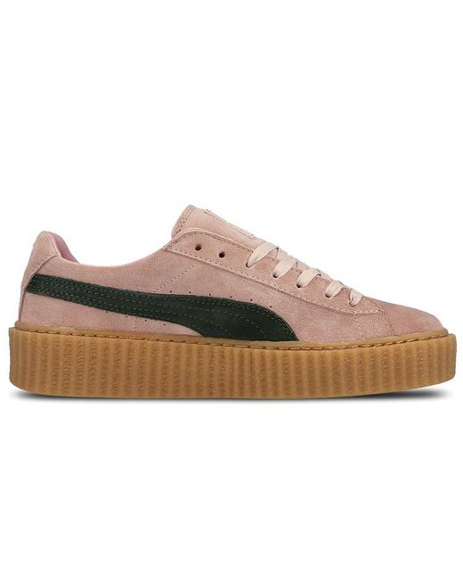 PUMA Brown (Wmns) Fenty X Suede Creeper 'Dirty Rose'