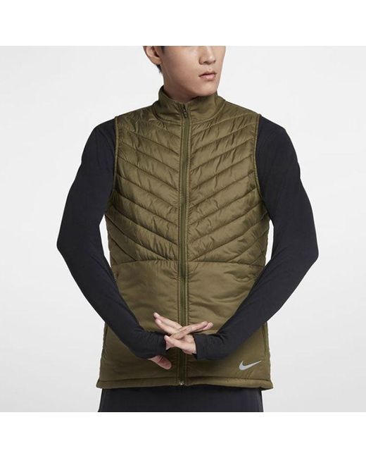 Nike Sport Cotton Vest Militarygreen for men