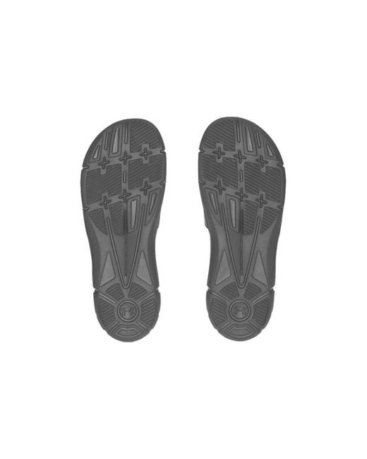 Under Armour Gray Ignite V Slippers for men