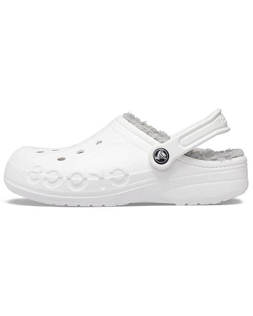 CROCSTM White Baya Lined Clog for men