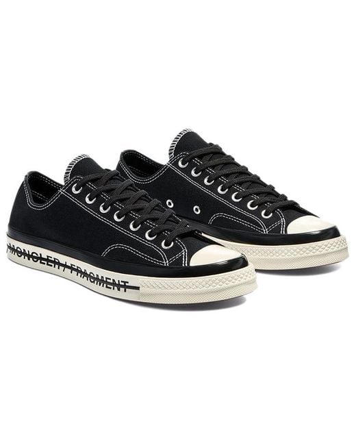 Converse Black Fragment Design X Moncler X Chuck 70 Low for men
