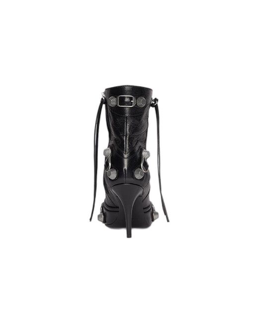 Balenciaga Black (Wmns) Cagole 90Mm Booties Arena Lambskin'