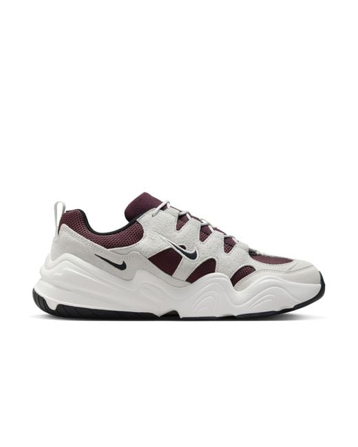 Nike White Tech Hera 'Platinum Tint Burgundy Crush' for men