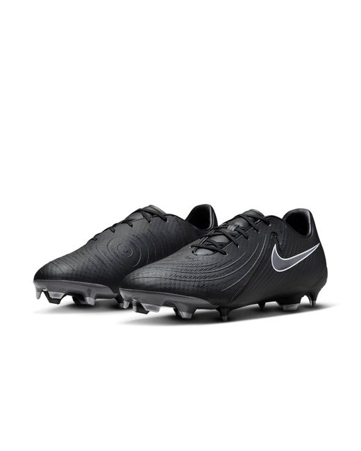 Nike Black Phantom Gx 2 Club Multi-Ground Low-Top Soccer Cleats for men