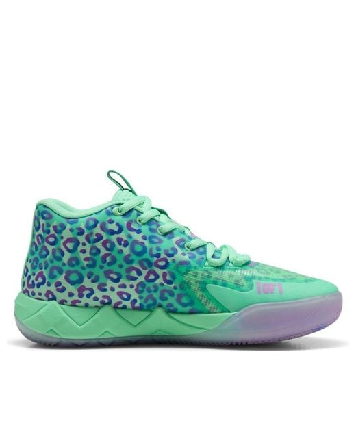 PUMA Green Mb.01 Alien Safari Basketball Shoes for men