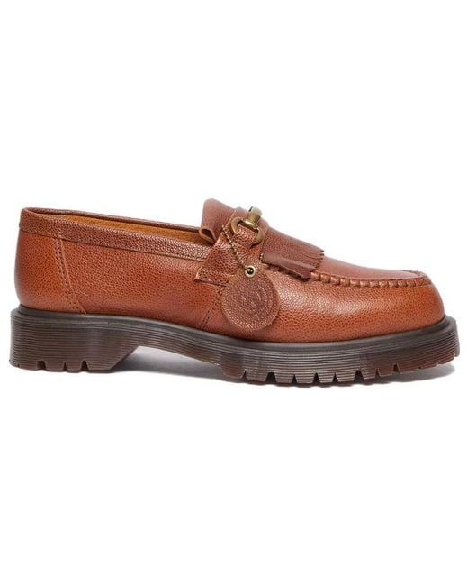 Dr. Martens Brown Adrian Snaffle Westminster Leather Loafers 'Whiskey'