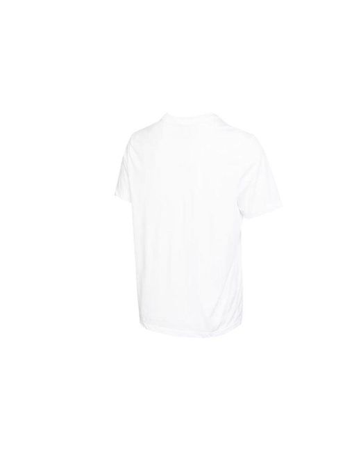 Nike Blue Just Do It Alphabet Printing Round Neck Short Sleeve for men