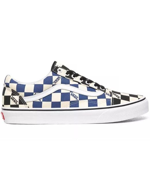 Vans Blue Old Skool 'Big Check' for men