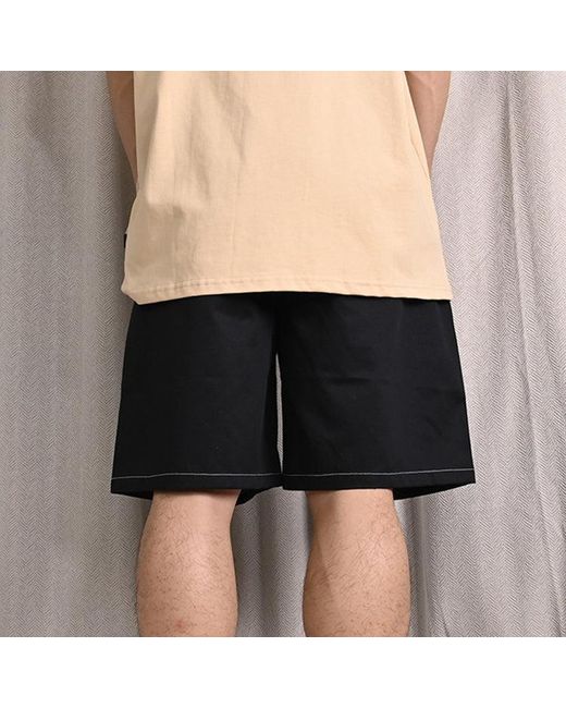 Converse Black 5-Pocket Baggy Shorts for men