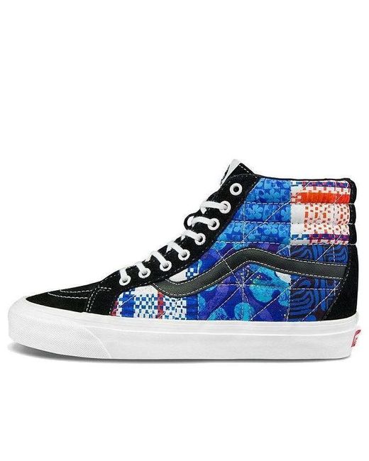 Vans Blue Sandy Liang X Sk8-Hi 38 Dx 'Patchwork' for men