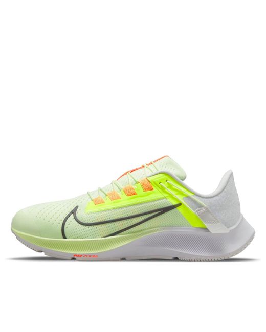 Nike Yellow Air Zoom Pegasus 38 Flyease 'Barely Volt' for men
