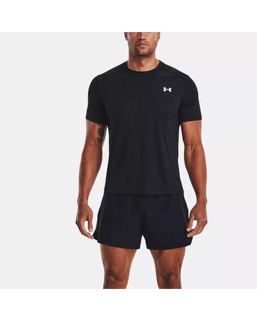 Under Armour Black Coolswitch Run Short Sleeve T-Shirt for men