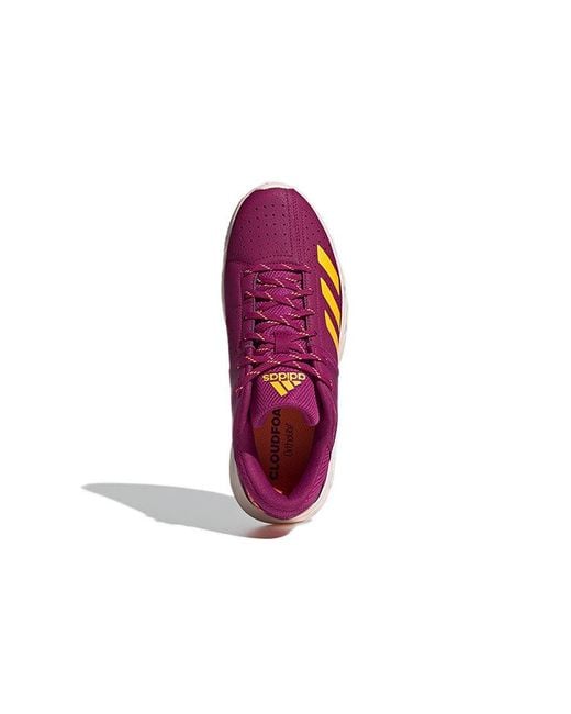 Adidas Purple Wucht P3 Wear-Resistant Non-Slip Badminton Sports Shoe for men