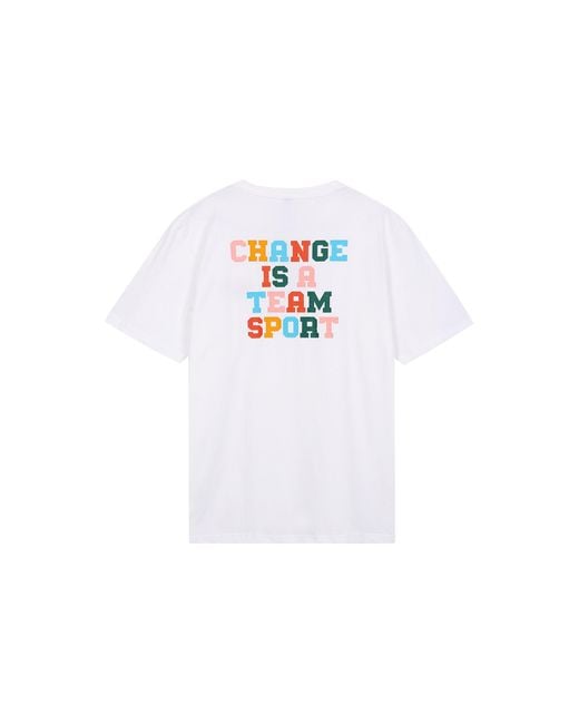 Adidas White Originals Athleisure Casual Sports Short Sleeve for men