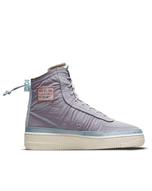 Nike Blue (Wmns) Air Force 1 Shell 'Provence Fan'