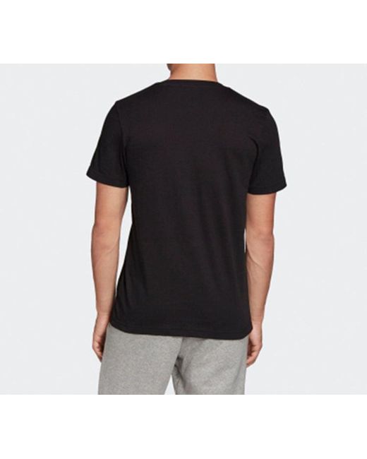 Adidas Black 8-Bit Foil Grfx Printed Short Sleeve Tee for men