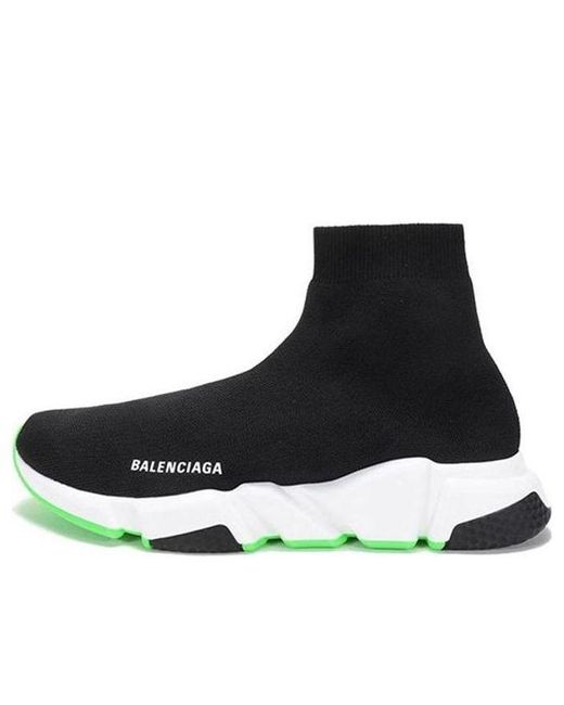 Balenciaga Black Speed Sock-Like Design Sneakers for men
