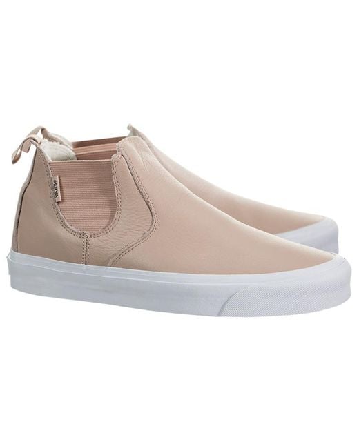 Vans Brown Slip-On Mid 'Mahogany Rose' for men