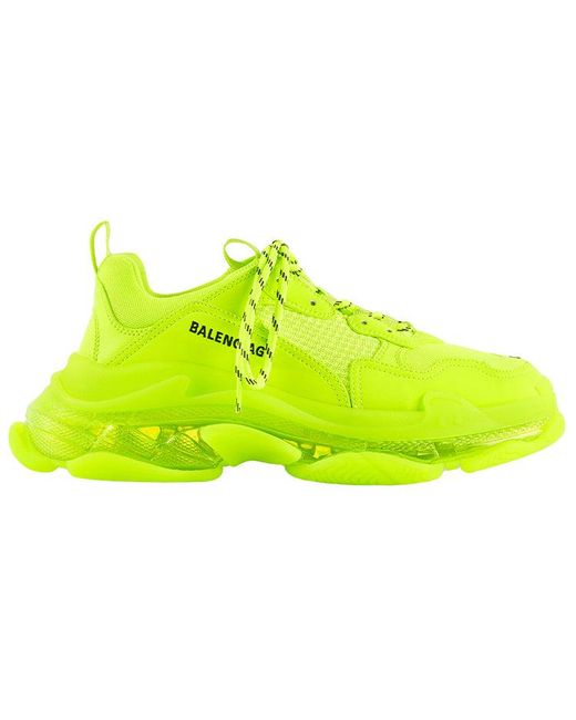 Balenciaga Yellow Triple S Sneaker 'Fluo' for men