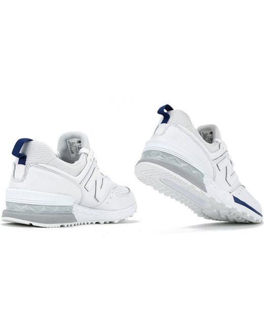 New Balance White 574 Sport for men