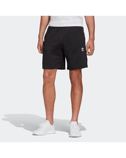 Adidas Black Originals Essential Short Logo Shorts for men