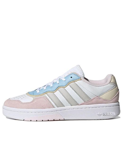 Adidas White Courtic 'Pastel' for men