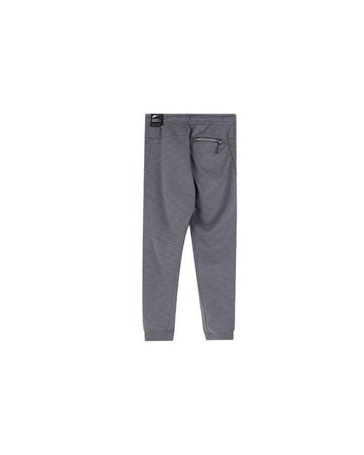 Nike Gray Small Label Knit Breathable Sports Long Pants for men