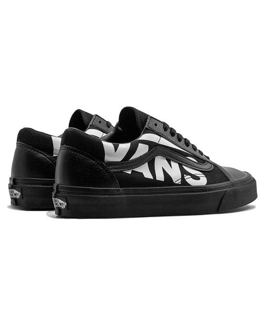 Vans Black Old Skool 'Big Logo' for men