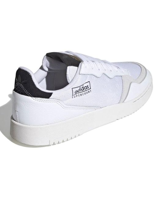 Adidas White Supercourt 'Cloud Core' for men