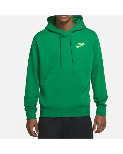 Nike Green Giannis Freak Hoodie 'Pine' for men